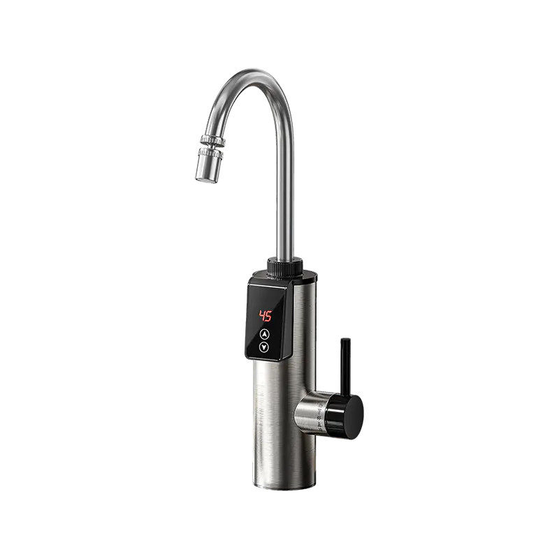 BS-09-34 rustfritt stål temperaturjusterbar øyeblikkelig elektrisk varmtvannskran med termostat